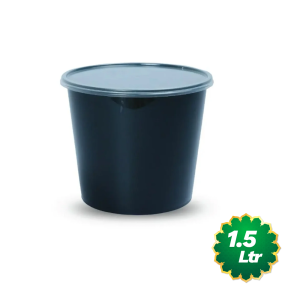 1.5Ltr Reusable Round Food Container With LID