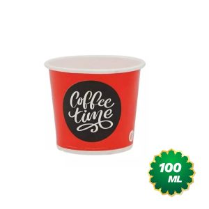 100ml Disposable Printed Paper Glass/Cups – Eco-Friendly, Stylish & Convenient