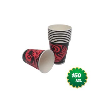 150ml Disposable Printed Paper Glass/Cups – Eco-Friendly, Stylish & Convenient