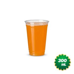 300ml Transparent Take Away Water Glass – Clear, Durable & Hygienic