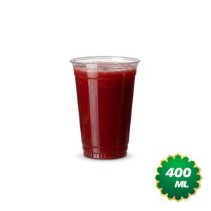 400ml Transparent Take Away Water Glass – Clear, Durable & Hygienic