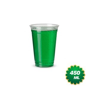 450ml Transparent Take Away Water Glass – Clear, Durable & Hygienic
