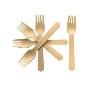 Disposable Wooden Fork – Eco-Friendly & Durable