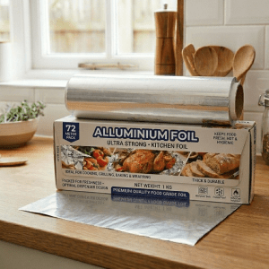 Aluminium Foil Paper Roll 72 Meter - 11 Micron Premium Aluminium Foil
